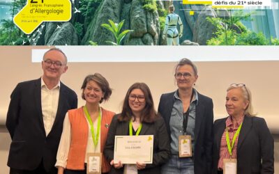 Léa CHAMY awarded Best Oral Presentation at the CFA2026, the Francophone Congress of Allergology,