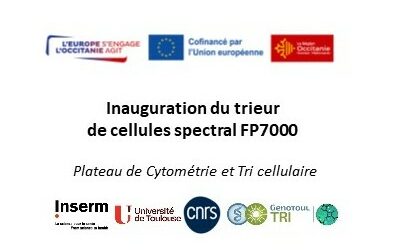 Inauguration du trieur de cellules spectral FP7000